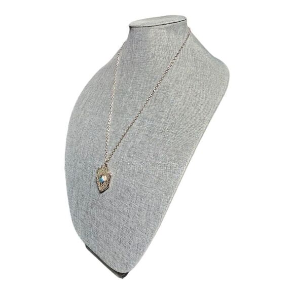 Enchanted Heirloom Sheild Pendant Necklace - Picture 7 of 10